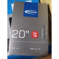 Fat Tiger Bike Schwalbe SV7B 20 inch Inner Tube Inner Tube 23-451 25-451