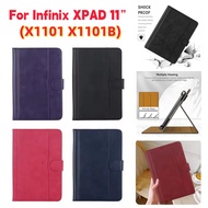 For Infinix XPAD 11” FHD+ 4G LTE WiFi 2024 X1101 X1101B Tablet Case Multi-Angle Viewing Shockproof T