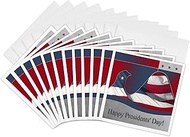 3D Rose Greeting Cards with Envelopes - Set of 12 Greeting Card (gc_40413_2)