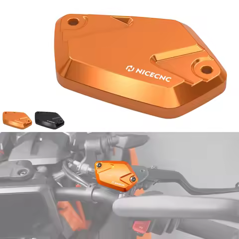 NICECNC Motorcycle Front Brake Fluid Reservoir Cover for KTM 390 Duke 250 Duke 2024-2025 390 Adventu