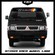 Stiker Kaca Mobil Pickup L300 Bismillah Kaca Depan Custom Variasi