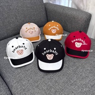 Children's Baseball Cap 6 Months - 6 Years Bear Baby Embroidery | Boys and Girls Hats, Baby Toddler 