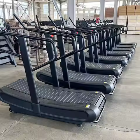 Cardio Professional Commercial Gym Fitness Sports Non Motorized air Runner Non Powered Mechanical Tr