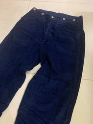 Pirate of blue dyed indigo 錐形 1879 work pants  benny store rrl lvc s506