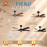 Deka Fiero ALVIA (LED) 56"/48"/42"  DC Motor Ceiling Fan With LED | Remote Control | 24Speeds