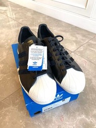 Adidas Superstar 80s leather black