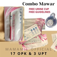 [FREE SHIPPING] OVULATION TEST OPK COMBO MAWAR [17 OPK strip & 3 UPT strip]