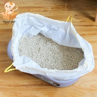 ER52858 5Pcs/box Thickened Leak-Proof Easy To Clean Poop Filter Replacement Disposable Cat Litter Box Trash Bag Waste Bag Liners