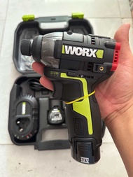 Chuyên bắn vít WORX 132X đời mới ! Lực 160N 4 cấp chỉnh lực động cơ ko than. Siêu gọn tiết kiệm PIN 