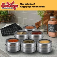 Storage Place for Cooking Spices, Leten Pepper, Salt, Magnet Storage