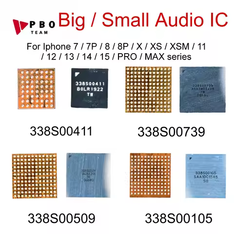3-10PCS 338S00105 338S00220 338S00248 338S00411 338S00509 338S00537 338S00739 BIG Audio IC for iPhon