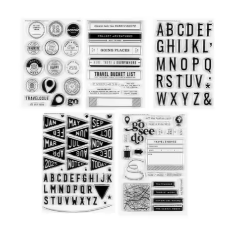 Month Clear Stamp Seal For DIY Scrapbooking Photo Album Decorative A6563