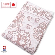 日本今治製純棉毛巾被｜日本製 今治品牌｜Suomi 花形設計 冷氣被 夏天薄被