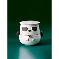 萬仟堂熊貓快客杯一壺一杯戶外便攜式旅行茶具喝茶茶具熊貓大俠