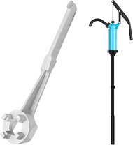 WILLBOND Barrel Pump Bung Wrench Drum Pump Fits 5 to 55 Gal Drum Opener Tool for Opening 10 15 20 30