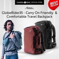 [Matador] GlobeRider35 Travel Backpack – 35L Carry-On, Water-Resistant, Lightweight, Red, Black, Whi