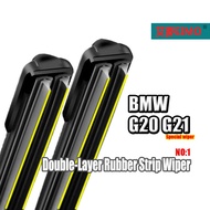Double Rubber Strip Silicone Wiper BMW G20 G21 (2018-2022) 24+19 inch Cartilage Coating Wiper BMW G2
