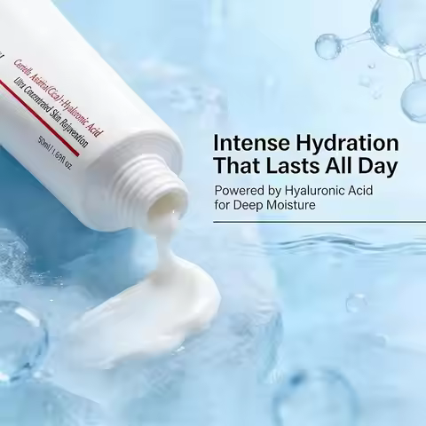 Centella Asiatica Face Cream Soothing Moisturizer Skin Barrier Repair Cica Cream Deep Hydration Anti