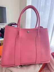 Brand New Hermes Garden Party 36 Epsom Leather Pink