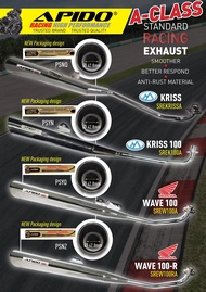 APIDO STANDARD RACING EXHAUST EX5 / EX5-D / WAVE100 / WAVE100R / WAVE110 / EX5D-110/ WAVE110-S/ WAVE
