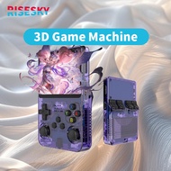 RISESKY 3D Game Machine Children's Game Console Retro Handheld Game Machine Mini Game Machine IPS Sc