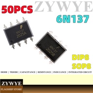 50PCS Brand New Optocoupler 6N137 DIP8 SOP8 6N137S CT6N137 UMW6N137 EL6N137