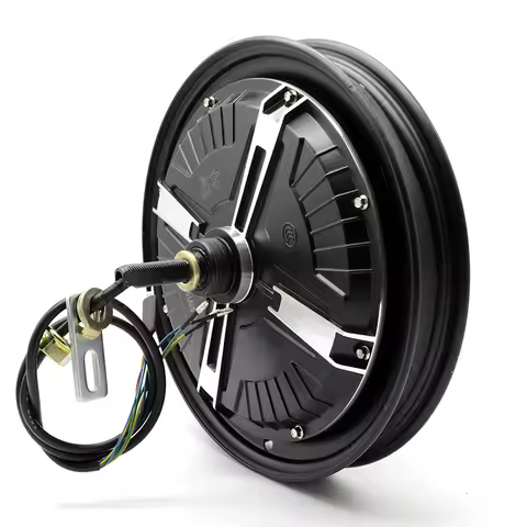 High Power 1000W-3000W BLDC Hub Motor 10-16Inch Rear Drive Brake for Scooters Electric 48v/72v Motor