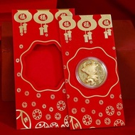 2021 Gold Angpao Buffalo Zodiac Model a Gold plated Angpao/ au999
