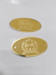 Logo BnR dua buah buat sangkar kotak atau sangkar pleci original bnr