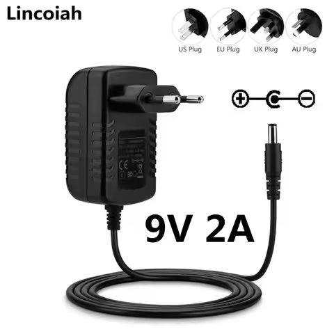 AC Adapter Power Supply 9V Charger for Brother P-Touch PT-1000 PT-1005 PT-1400 PT1000 PT1005 PT1400 