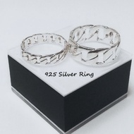 Pure Silver 925 Ring For Men sz12-26 Cincin Lelaki Perak Tulen 925 (r032/scr40) 925纯银男生戒指