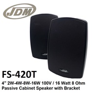 JDM FS-420T 4" 16W Passive Cabinet Speaker