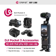 Bộ đế hỗ trợ cổng sạc nhanh Ulanzi PK-11 dành cho Action camera Pocket 3 chính hãng