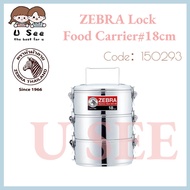 ZEBRA Lock Food Carrier 18cm 150293