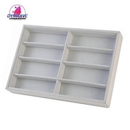 [DynwaveedMY] 8-Slot Eyeglasses Tray Raised Dividers 8 Slot Sunglass Tray Lined Interior Storage Ite