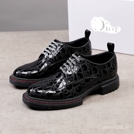 DIOR2024 New TGGO Men Business Men's Leather Shoes