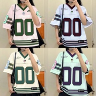 【Free Custom Name & Number】Unisxe Pink Pastel NO.00 Jersey Vintage Sport Shirt Oversize Loose Rugby 