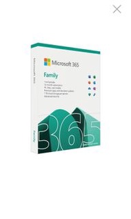 Microsoft 365 Family plan 1 year