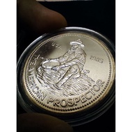 1985 Engelhard Prospector 1oz Silver Round - Eagle reverse (Claim rm20 discount, voucher below)