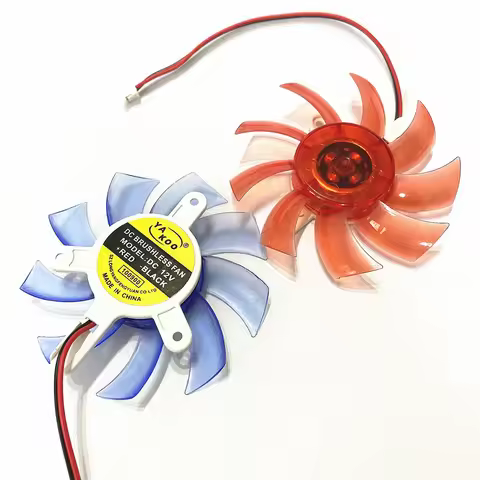 New Super Silent 75mm Fan DC12V 42x42x42mm Hole Pitch Diameter 75x15MM Fan For 9800GT 9600GT Graphic