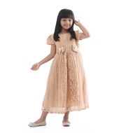 DRESS ANAK FULL BRUKAT / GAUN BROKAT ANAK / BAJU PESTA ANAK PEREMPUAN