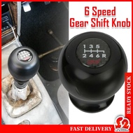 6 SPEED JDM Style Manual STi Racing Shift Knob Car Styling Accessories
