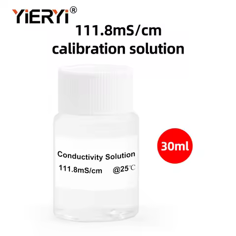 Yieryi 25ml/50ml EC Calibration Solution 111.8mS/cm 12.88mS/cm 1413uS/cm For EC Meter Conductivity T