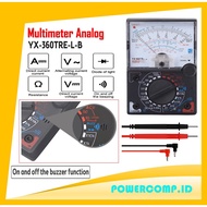 SAIONW YX-360TRE-L-B Analog Pointer AC DC Measure ICEO HFE with Tester Pen Indicator Light Beeping A