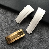 Substitute rolex Strap Rubber rolex Green Black Water Ghost Daytona Silicone Hand Fine-Tuning Strap