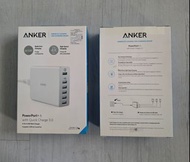 超好用 Anker PowerPort+ 6 快速充電器 30W adaptor QC3.0 usb 6輸出充電差電器 A2063