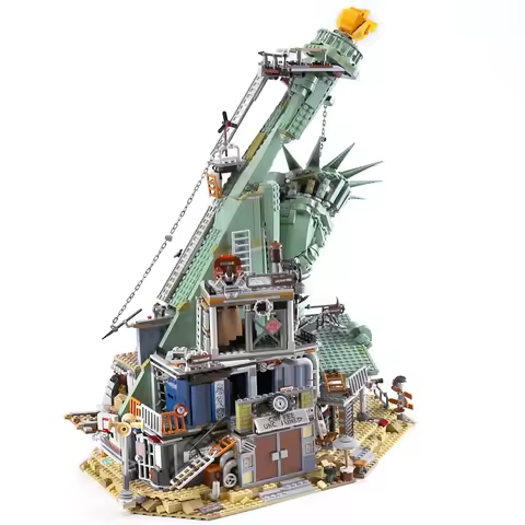 IN STOCK With Light Movie Model Welcome To Apocalypseburg 3178Pcs Building Bricks Blocks Toys Childr