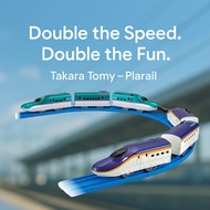 Takara Tomy Plarail E8 & E5 Shinkansen Train Set – Magnetic Connect, Ages 3+, Japan Toy