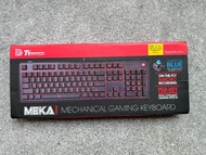 Tt eSPORTS 拓荒者MEKA PRO機械式鍵盤 - cherry機械式青軸 - ⁠紅色LED背光 - ⁠全新 Tt eSPORTS MEKA PRO mechanical gaming key
