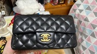 Chanel CF20 羊皮黑金